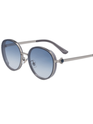 Punk-Style Round Sunglasses for Women