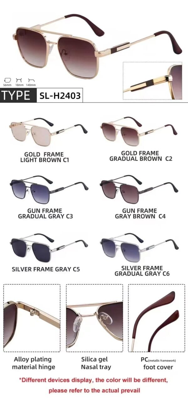 Premium Men's Sunglasses Collection - Bestseller Pilot & Wayfarer Styles